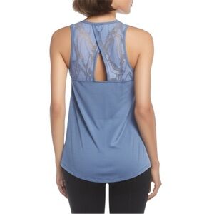 Columbia Women's Blue Sunlight Peak Novelty Tank Top Size Medium